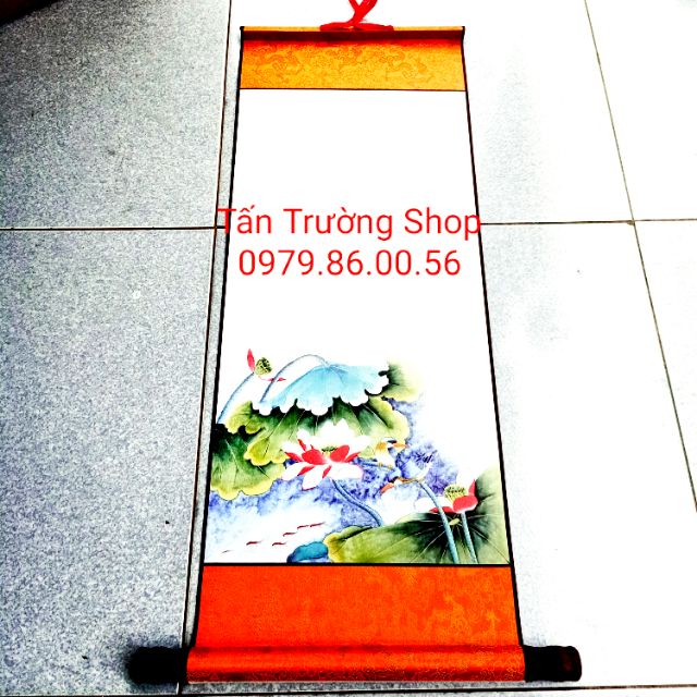 Giấy biểu lụa viết thư pháp kt 27*80