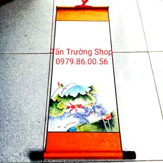 Giấy biểu lụa viết thư pháp kt 27*80
