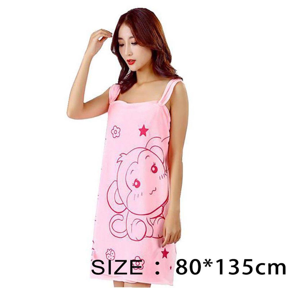 Khăn Tắm Mềm Mại Thấm Hút Tốt In Họa Tiết Hoạt Hình Đáng Yêu