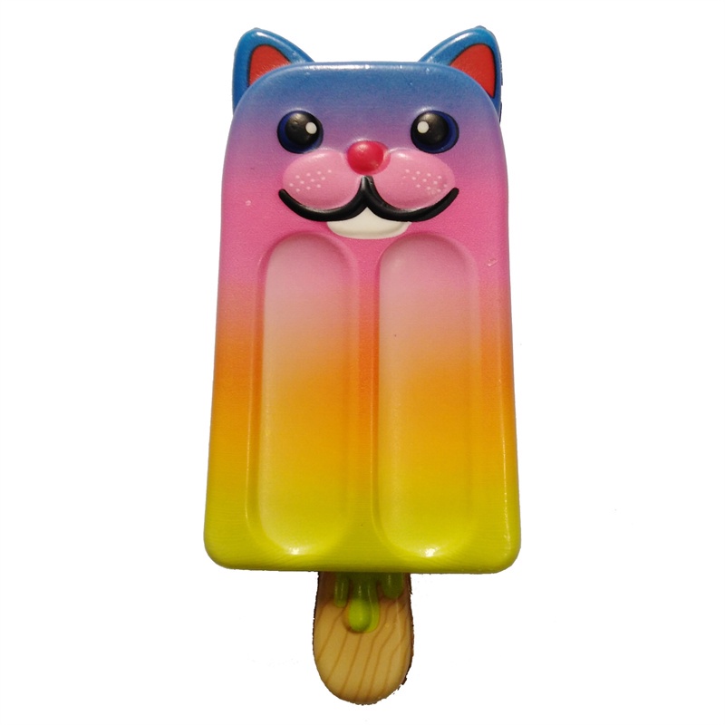 Đồ chơi xốp squishy giảm stress hình cây kem ốc quế dễ thương cho bé