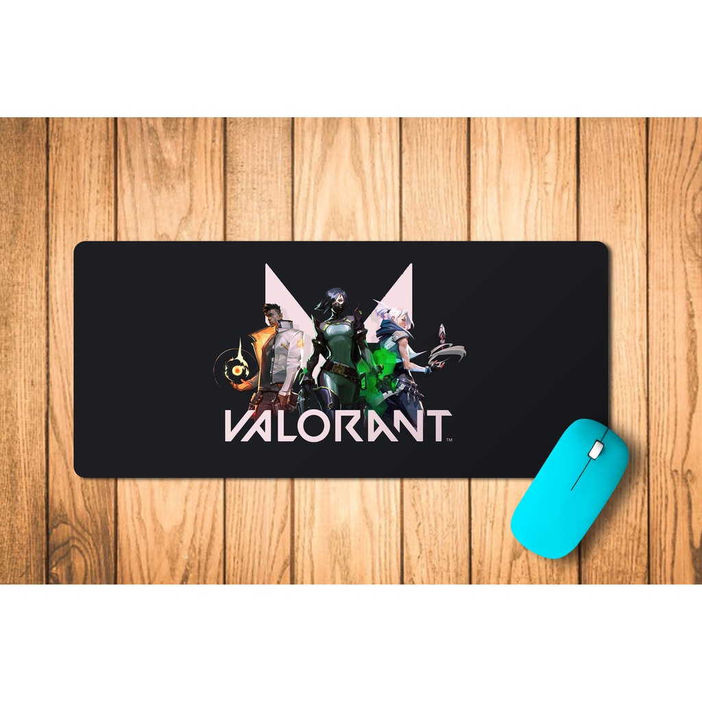 Lót chuột Valorant Di chuột cực êm, bo viền chắc chắn, hinh in sắc nét
