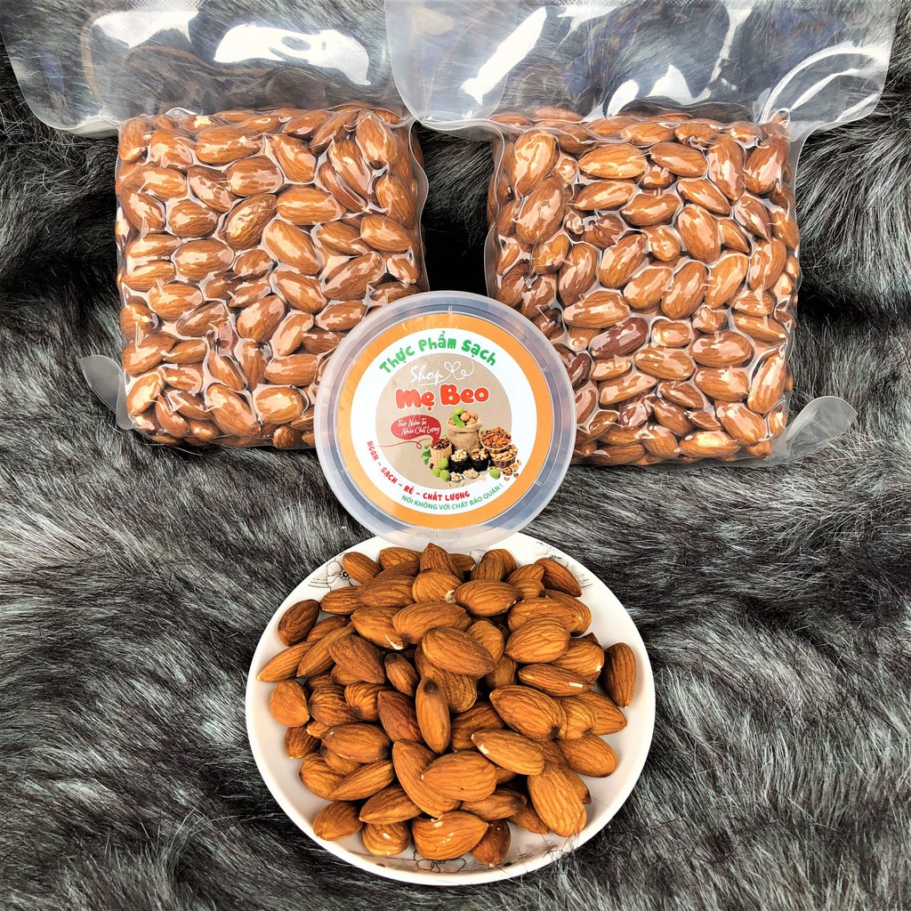 500Gr Hạt Hạnh Nhân Mỹ Tươi (Làm sữa - Bánh) | BigBuy360 - bigbuy360.vn