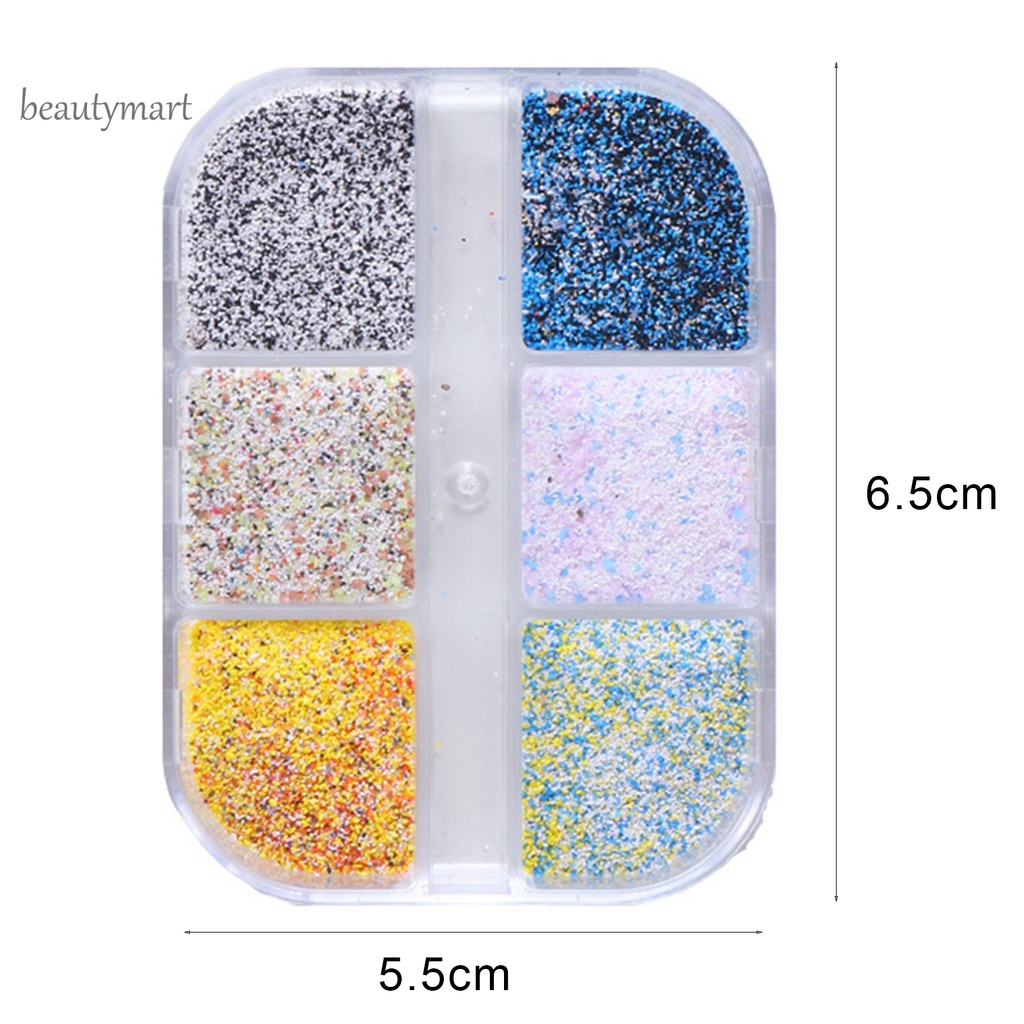 [Hàng mới về] Bột nhiều màu sắc dễ thương trang trí móng nghệ thuật thời trang