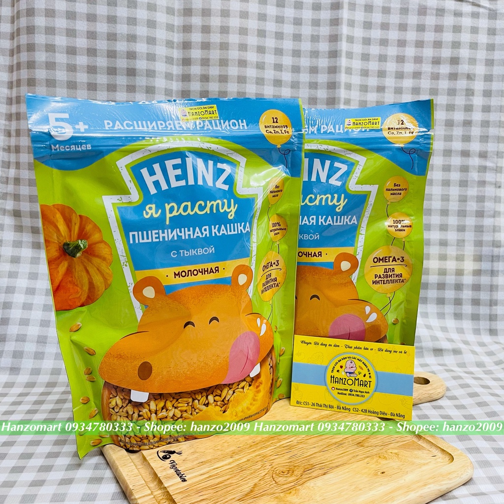 Bột ăn dặm Heinz Nga ( túi zip 200gr)