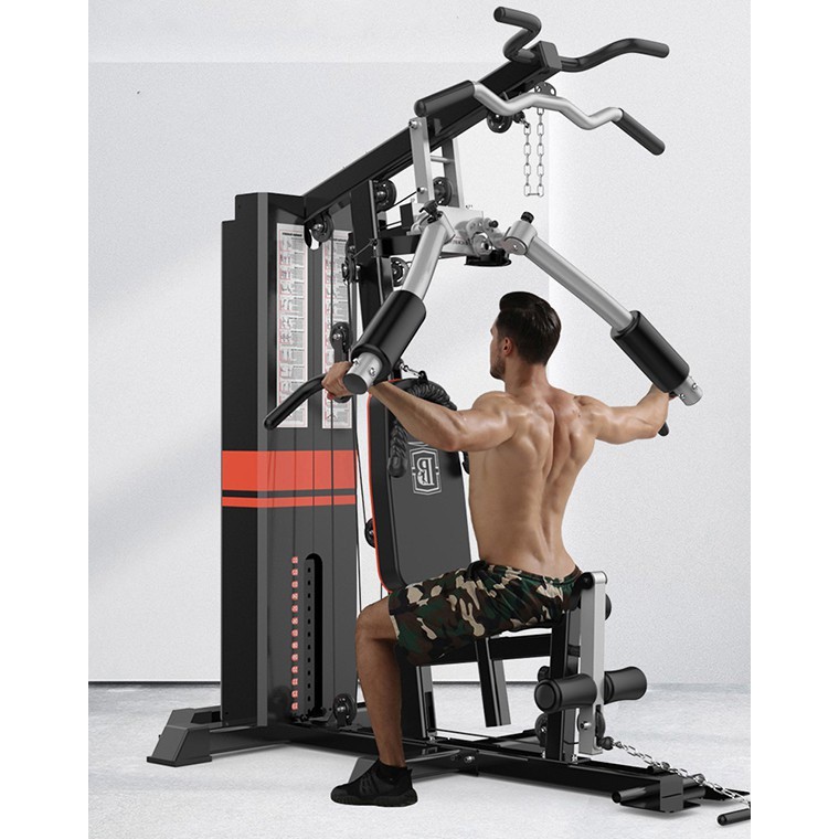 Giàn tạ đa năng tập ngực, kéo xô, tập tay, đá chân, xà đơn tại nhà HQ708 nhập khẩu chính hãng - SÀI GÒN SPORT
