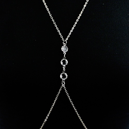 Vòng cổ Đeo Hông Hình Thánh Giá Đính Đá Dành Cho Nữ