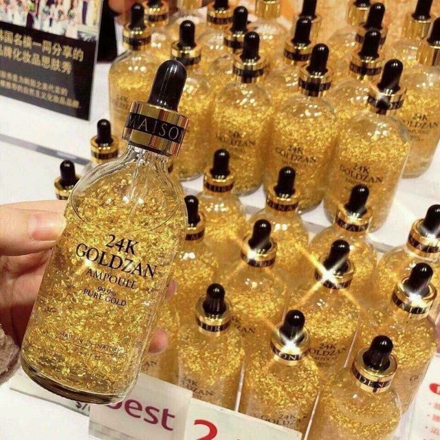 Serum tinh chất vàng 24k goldzan Hàn quốc hịn nha các chế !