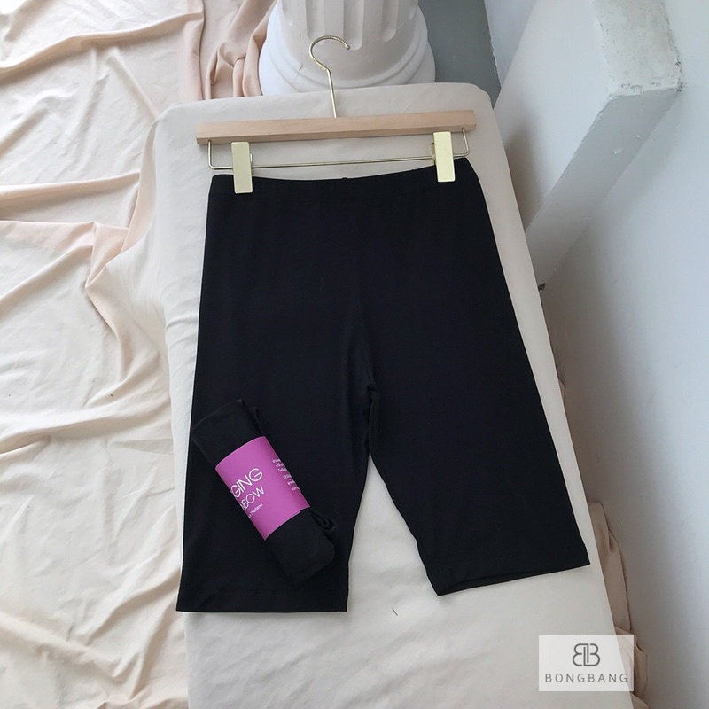 Quần legging ngố nữ chất cotton cao cấp mịn, ko lộ vân Bống Chic