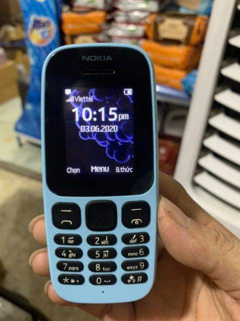 [Mã ELFLASH3 hoàn 10K xu đơn 20K] Điện thoại nokia 105 1 sim 2017 ( chính hãng cũ 99% )