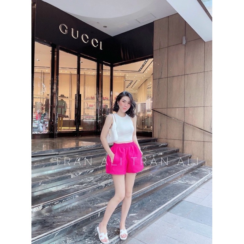 Quần short phồng tacta cạp chun, Quần đùi cạp cao có túi 2 bên CS675 - NhiNhi Shop | BigBuy360 - bigbuy360.vn