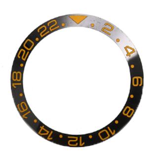38mm Ceramic Bezel Watch Face Bezel Insert Fit 40mm Automatic Movement Watch Replacement Accessories