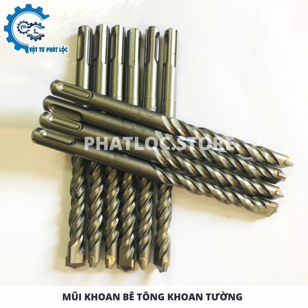 Mũi khoan bê tông Wave khoan tường chuôi gài và trơn đủ size HÀNG TỐT