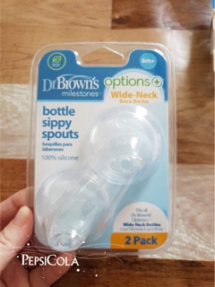 Núm ty cổ rộng thay thế bình sữa Drbrown option plus