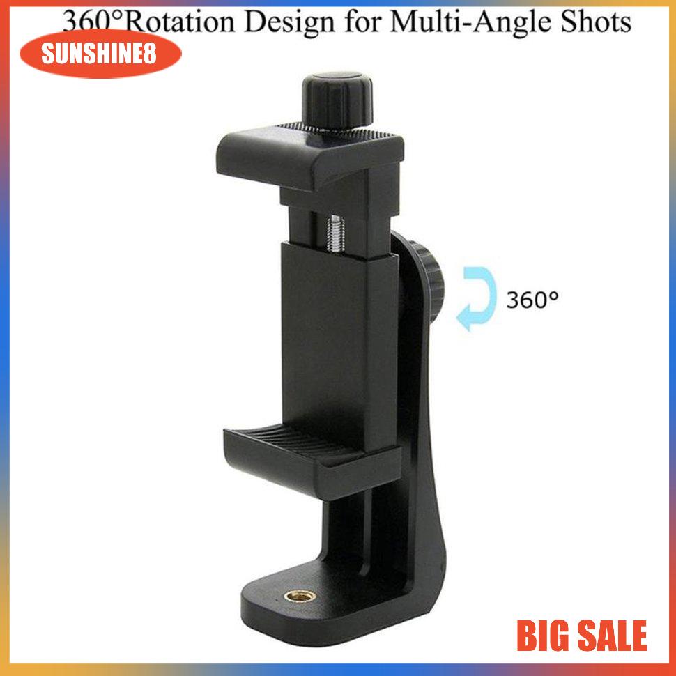 【SUN】Giá Đỡ  Clip điện thoại xoay 360 độ Chân máy chụp ảnh tự sướng Điện thoại di động Clip trực tiếp