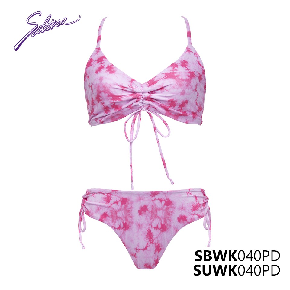 Set Đồ Bơi Bikini Cao Cấp Màu Hồng Swimwear By Sabina SBWK040PD+SUWK040PD