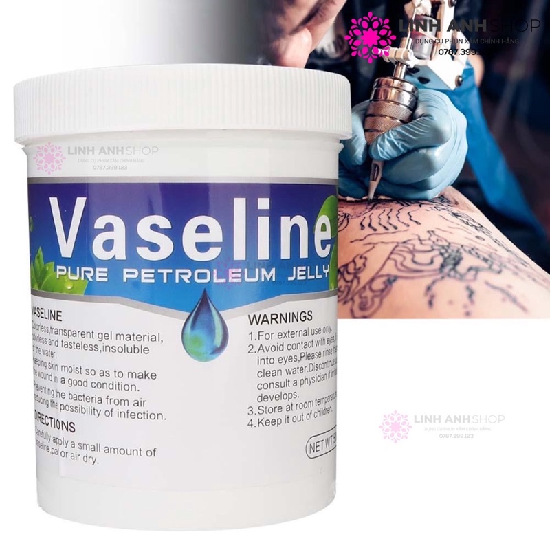 Hũ VASELINE 500g 500ml DƯỠNG MỀM TƯƠI MÁT Phun Xăm