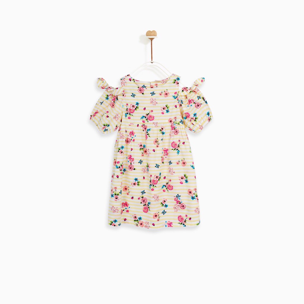 Áo đầm bé gái - Floral Garden Off-Should M.D.K - xinh xắn, đáng yêu