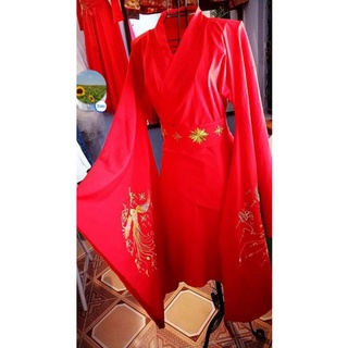 Đầm múa cổ trang tay to siêu đẹp