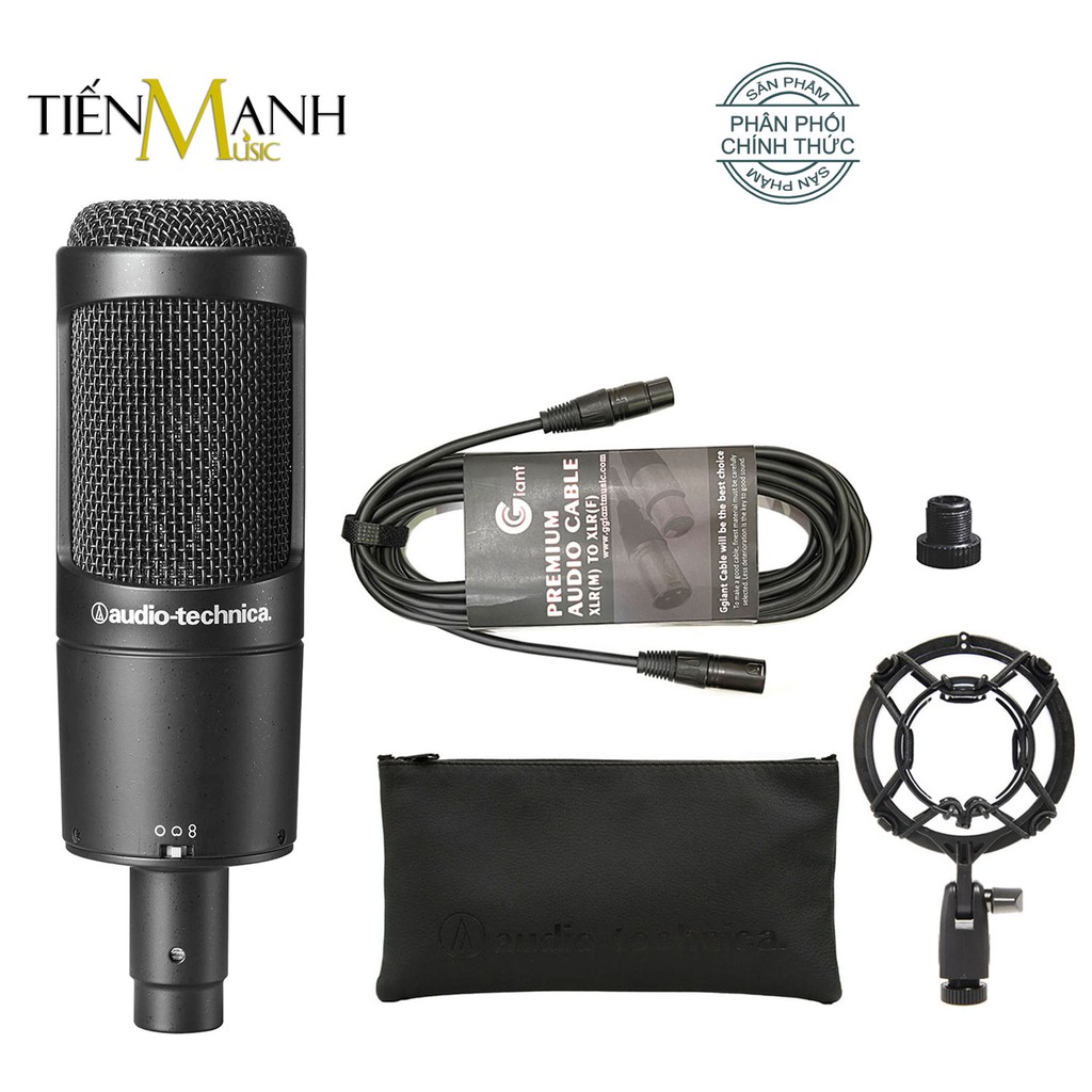 [Tặng Cable, Chính hãng Japan] Micro AT2050 Audio Technica Mic Thu Âm Phòng Studio, Microphone Cardioid AT-2050