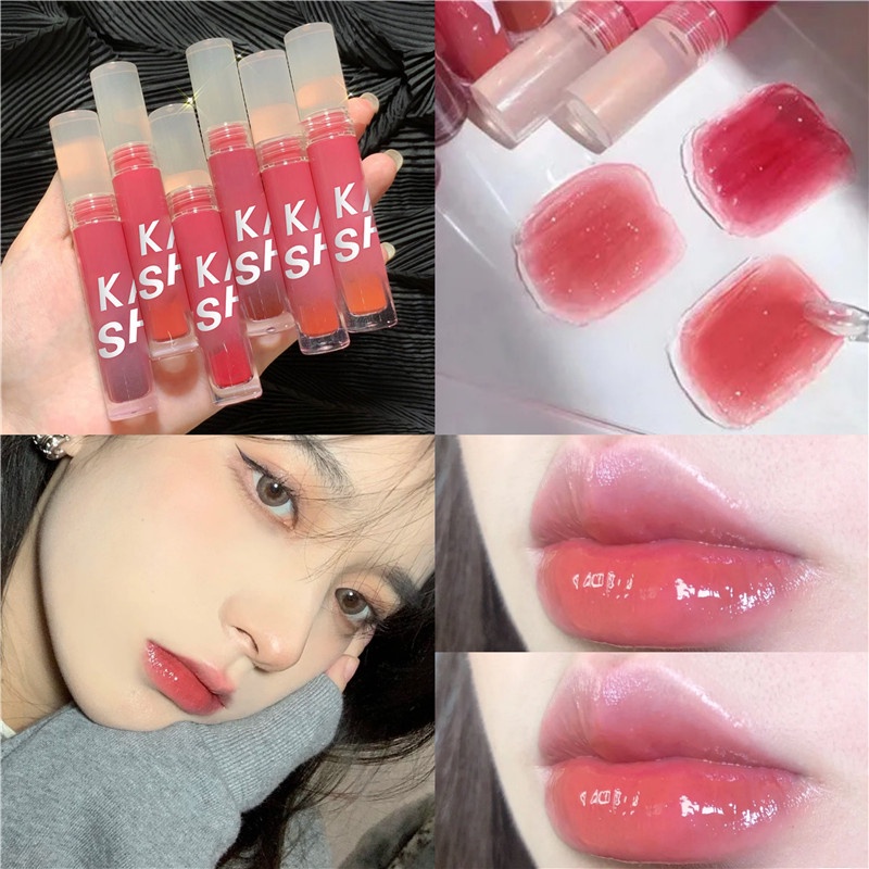 [Hàng mới về] Son Bóng Trong Suốt Dưỡng Ẩm Lâu Trôi Chống Thấm Nước Cho Đôi Môi Đầy Đặn Quyến Rũ