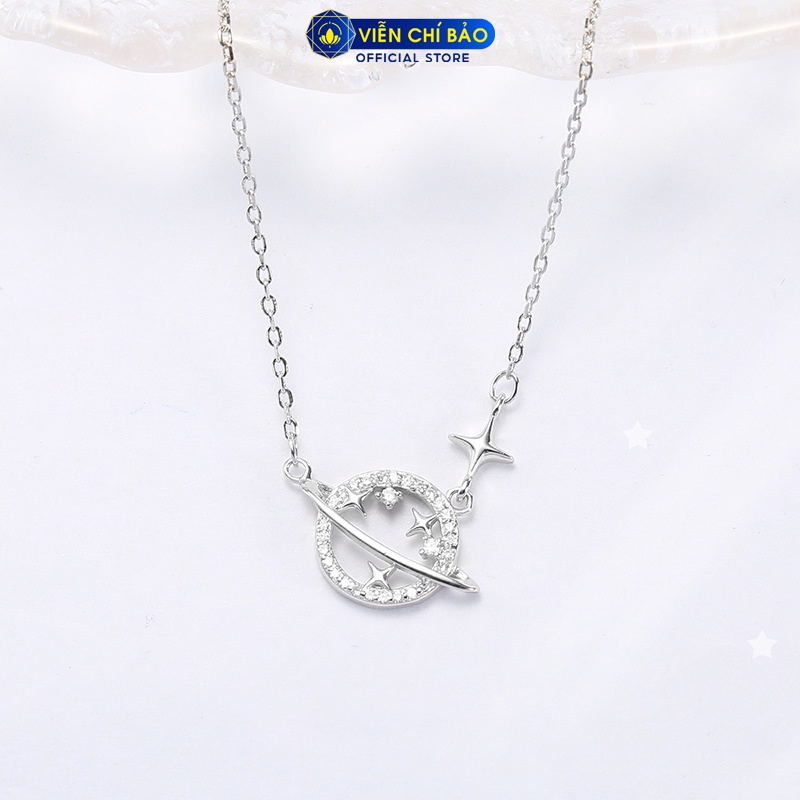 Dây chuyền bạc nữ Giải ngân hà Galaxy chất liệu bạc 925 thời trang phụ kiện trang sức nữ Viễn Chí Bảo D400465