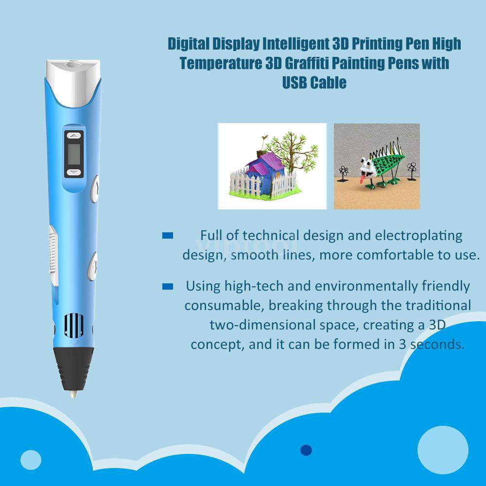 Bút vẽ 3D sống động chất lượng cao kèm cáp USB | BigBuy360 - bigbuy360.vn