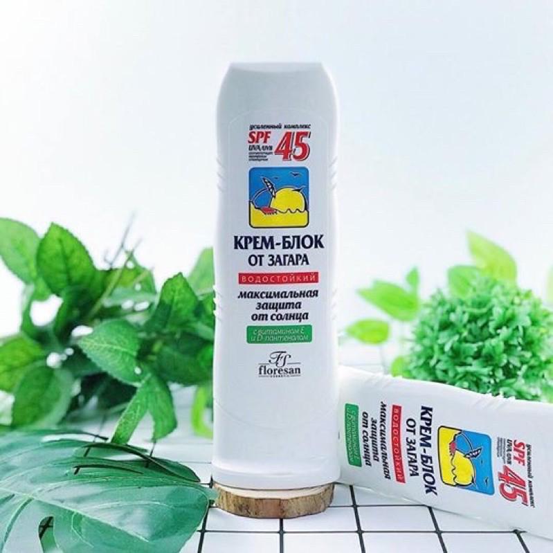 Kem chống nắng spf 45 Nga Floresan Date 2023