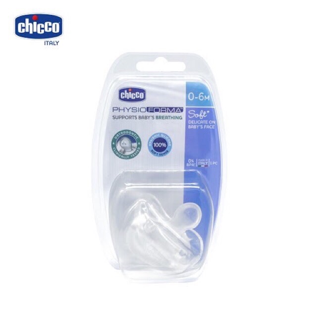 Ty Giả Chicco Silicone PHYSIO SOFT 0-6M