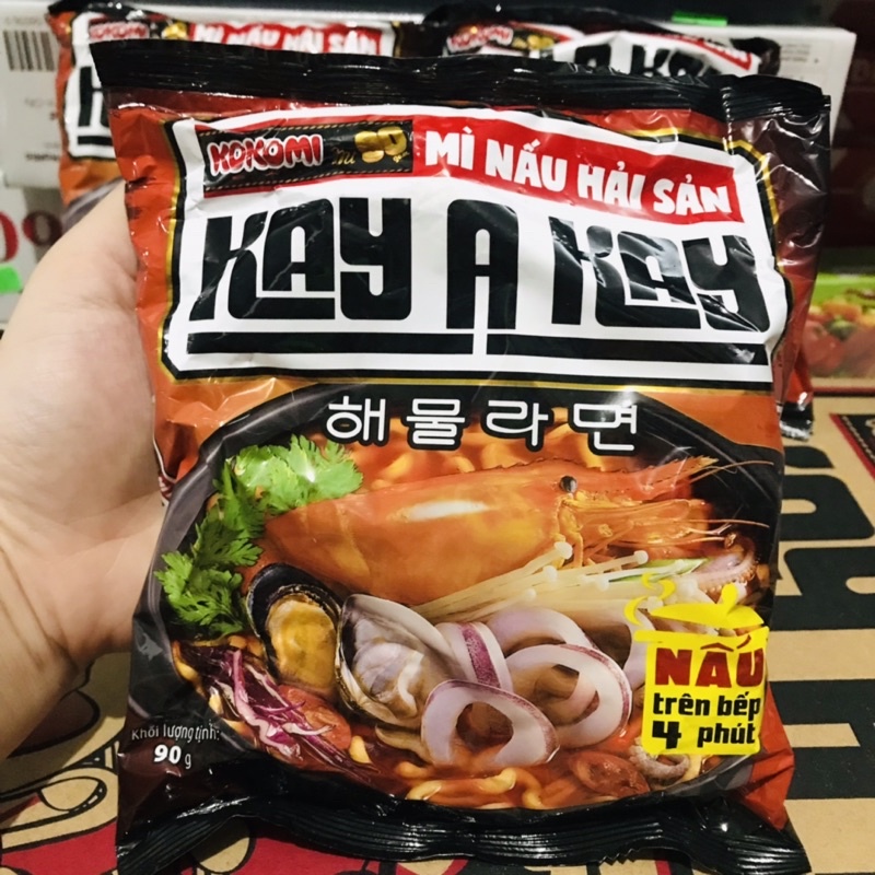 Mì nấu Hải Sản KAY A KAY 90G mới