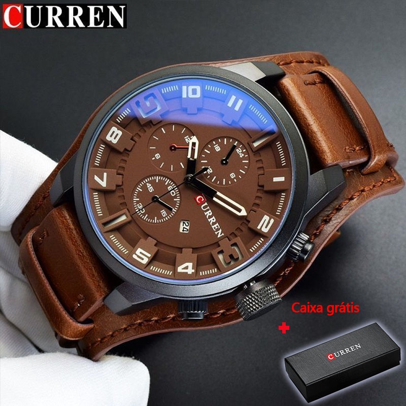 Đồng hồ nam CURREN 8225 dây da cao cấp dành cho bạn trẻ năng động | BigBuy360 - bigbuy360.vn