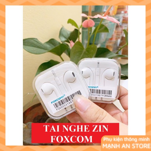 Tai nghe iphone foxconn ⚡ CHÍNH HÃNG ⚡ Tai nghe nhét tai đầu tròn iphone