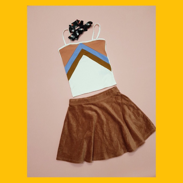 Cami colorblock top F22