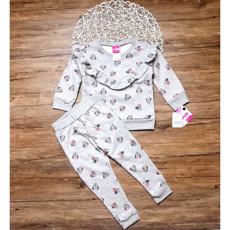 Set bộ nỉ bé gái mickey Disney