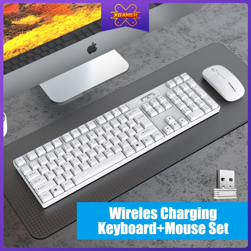 Bộ bàn phím và chuột HYUNDAI không dây 2.4g để chơi game tiện lợi