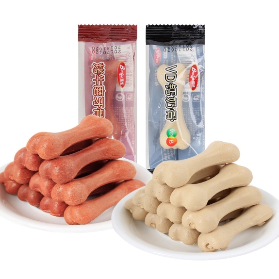 [Có sẵn] Xương gặm bổ sung canxi cho chó - Xương gặm sạch răng Budge cho Chó 21gr/bịch