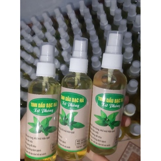 chai xịt tinh dầu bạc hà 100ml