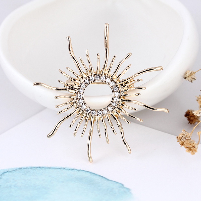 Ghim Cài Áo Kim Loại Mạ Đồng Thau Cổ Điển Sáng Tạo Dành Cho Nam Và Nữ