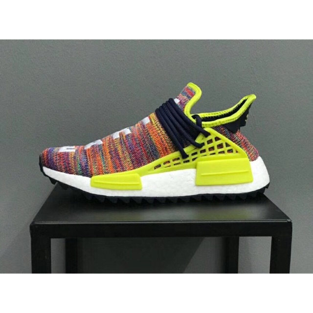 ADIDAS HUMAN RACE NMD Giày thể thao cao cấp phối thổ cẩm độc đáo dành cho nam và nữ