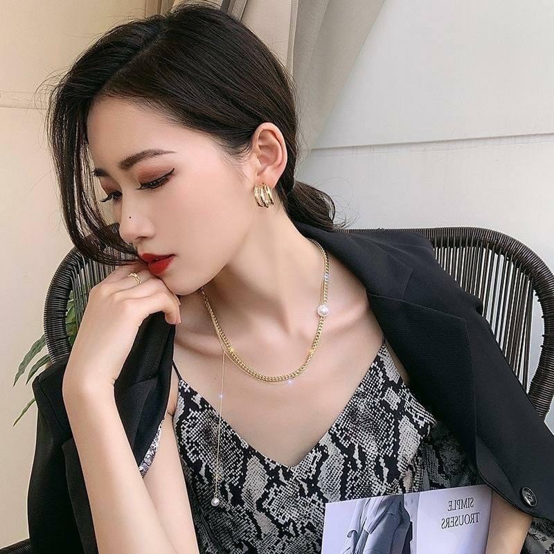 VÒNG CỔ CHOKER XÍCH NGỌC