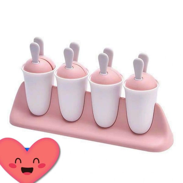 Bộ 8 khuôn kem tai thỏ bằng nhựa