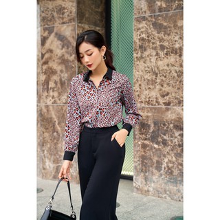 Áo Sơ Mi Nữ Tay Dài Lụa Beo Amanda