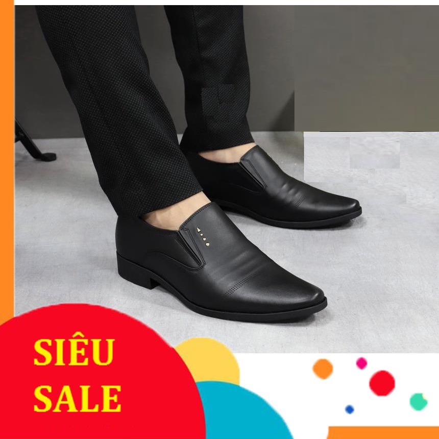 Giày tây nam công sở, giày lười da nam cao cấp