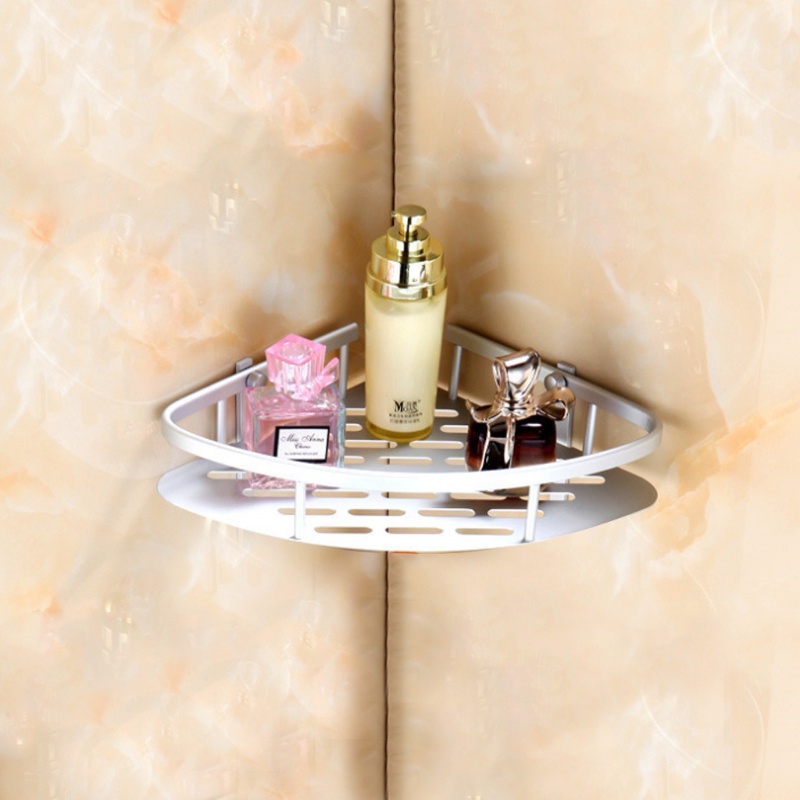 Kệ Nhôm 1 / 2 / 3 Tầng Gắn Góc Tường Nhà Tắm / Nhà Bếp