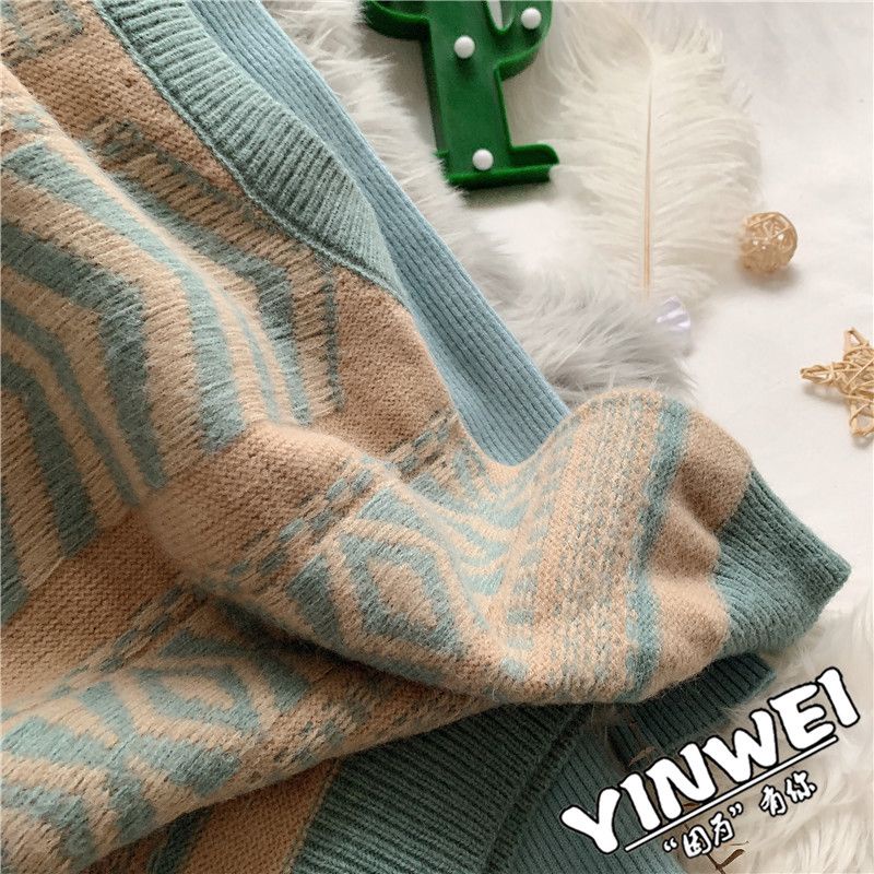 One set Áo sweater Dệt Kim + Đầm Sát Nách Thời Trang Thu Đông 2022