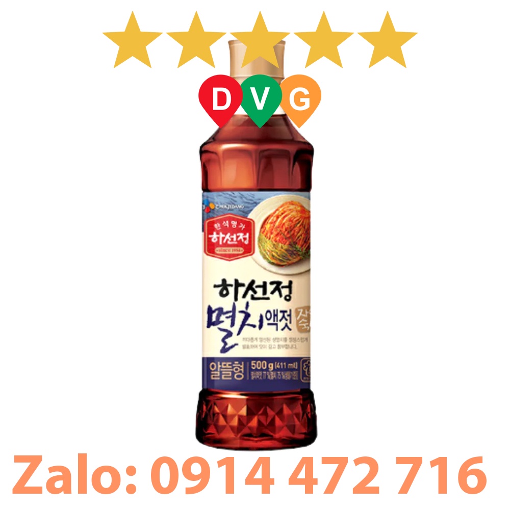 Nước Mắm Cá Cơm Hàn Quốc CJ 415 ml