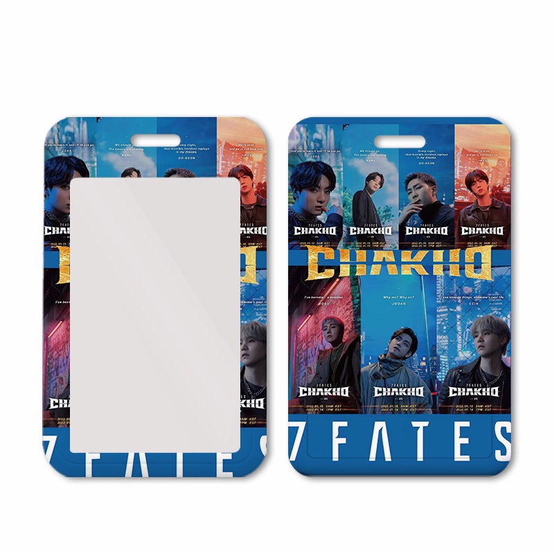 Dây Đeo Thẻ ID/Thẻ ID In Hình Các Thành Viên Nhóm Nhạc BTS BT21 7 FATES CHAKHO