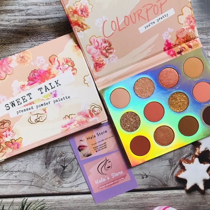 Colourpop ✨ Hình thật - Bảng phấn mắt 12 ô - Wild nothing, Sweet Talk, Whatever, Candy castle, Garden