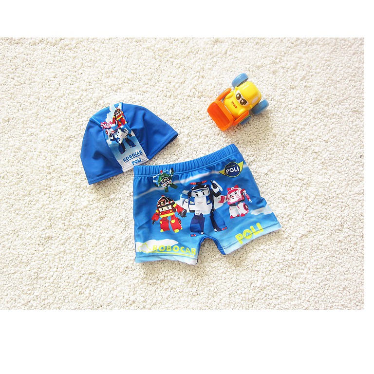Set quần, mũ bơi siêu nhân