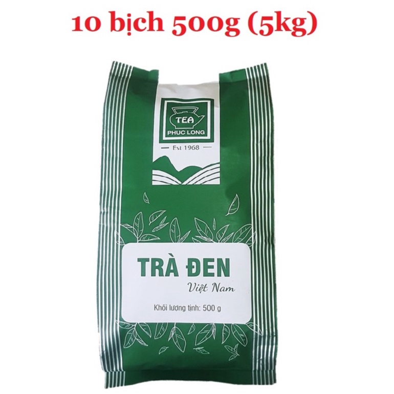 Combo 10 bịch (5kg) trà đen Phúc Long 500g/gói