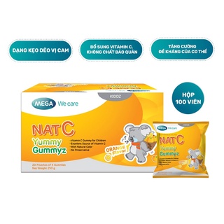 Kẹo dẻo natc yummy gummyz-nat c